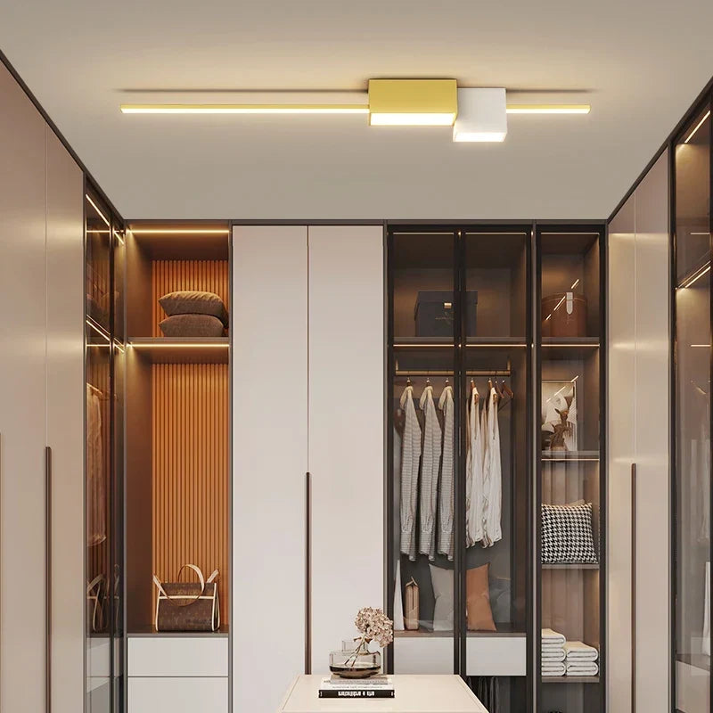 Hallway linear ceiling light