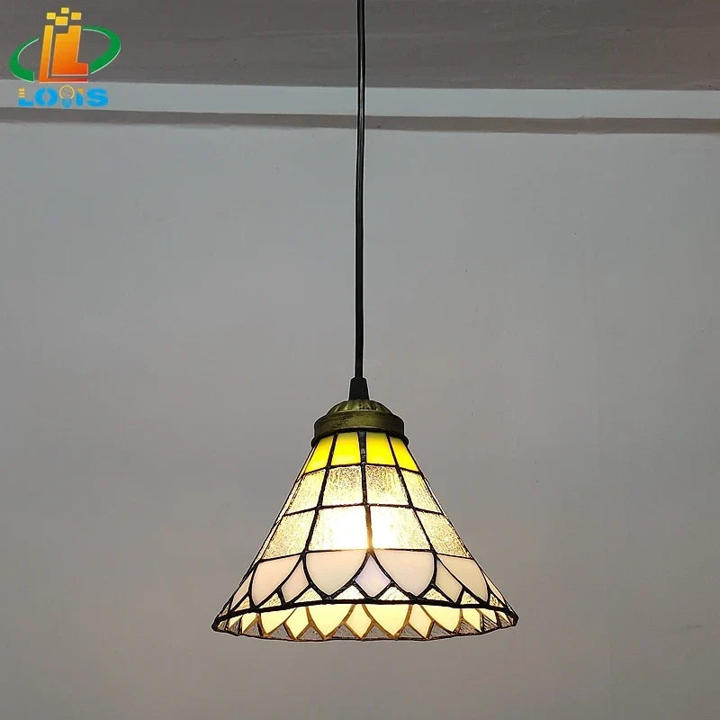 Chrome glass pendant