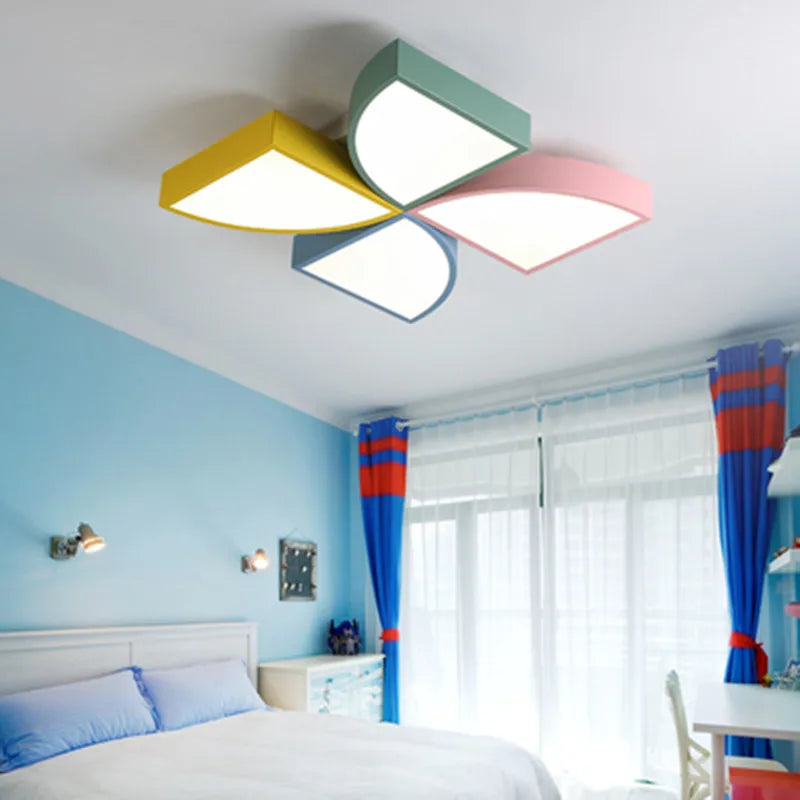 Macaron nursery flush mount