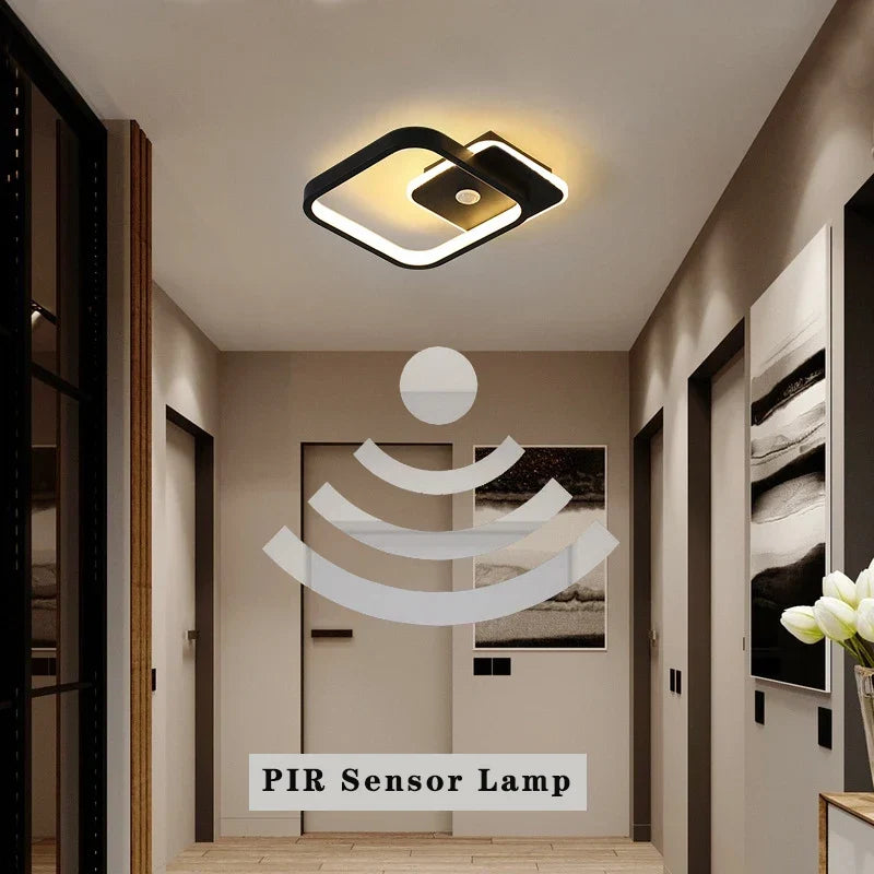 Motion sensor ceiling light