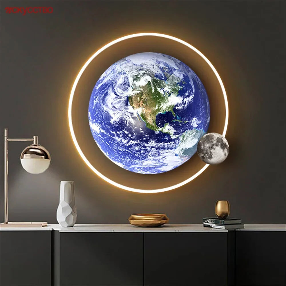 Kids remote LED wall light