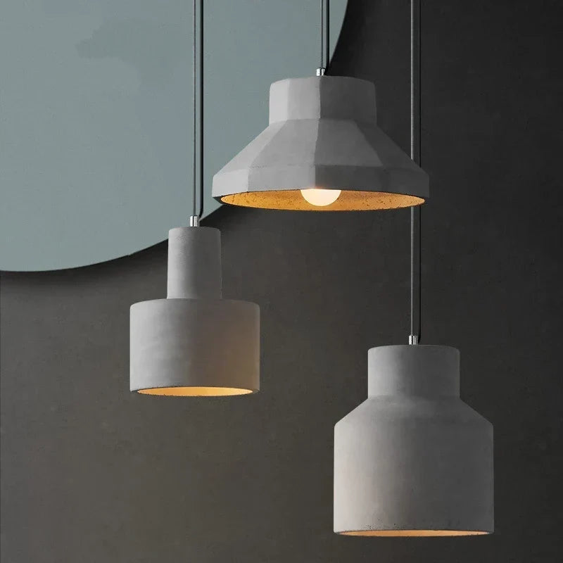 Industrial concrete pendant