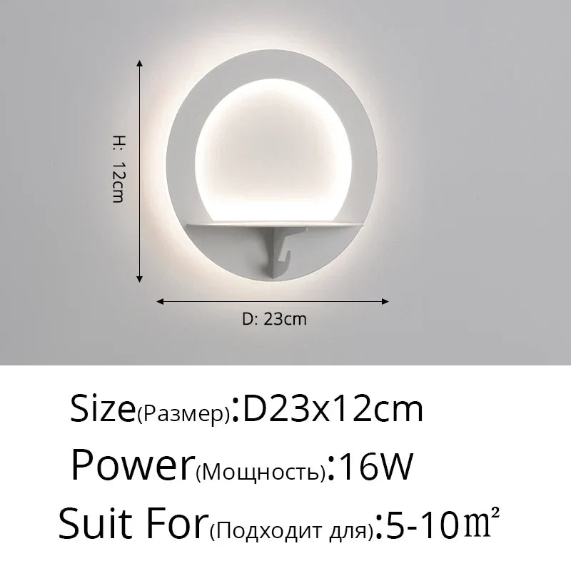Nordic Shelf Wall Light, view 18