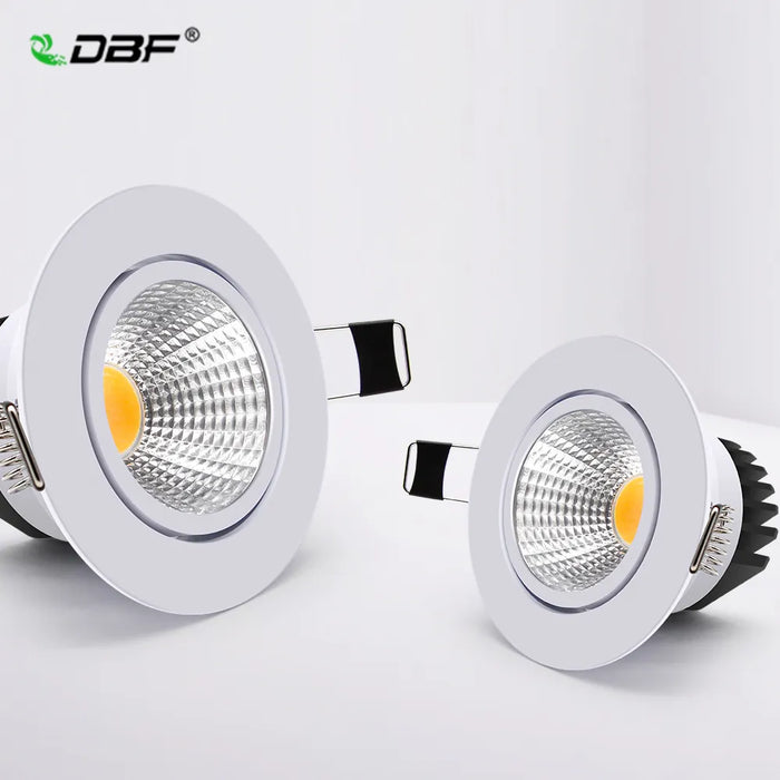 Bright COB recessed spotlight