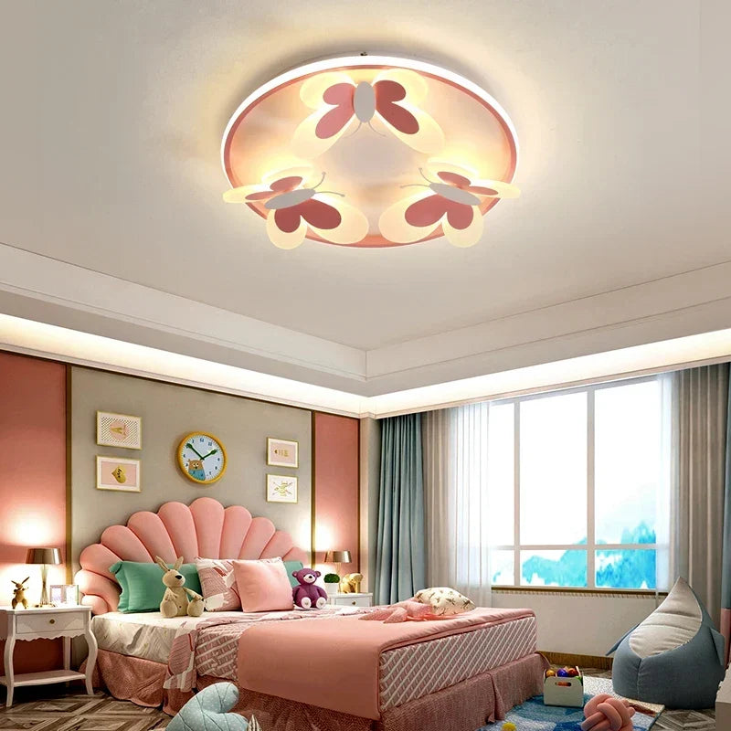 Butterfly LED ceiling light