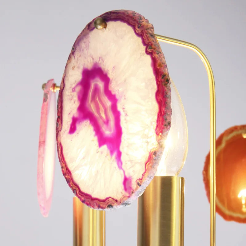 Colored Agate Chandelier, view 3