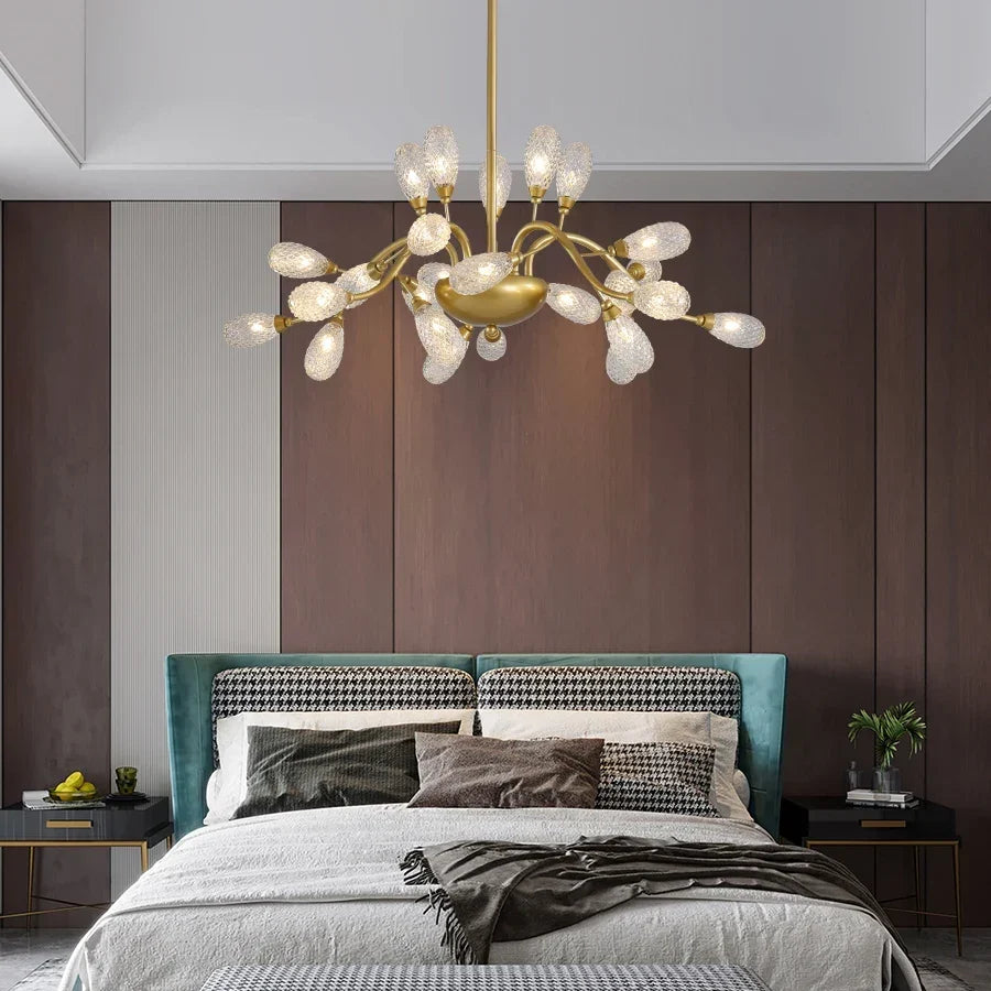 Gold LED flush mount