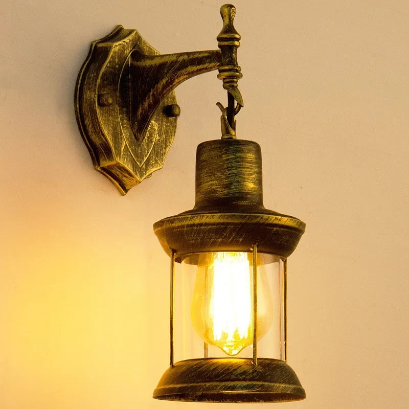 American loft glass wall sconce