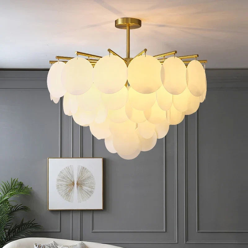 Wind chime chandelier