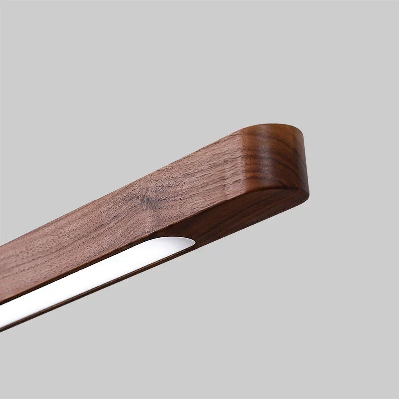 Wood Linear LED Pendant, view 3