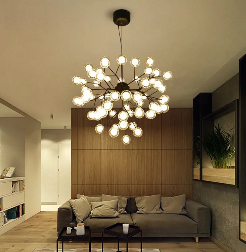 Nordic LED Multi-Light Pendant, view 3