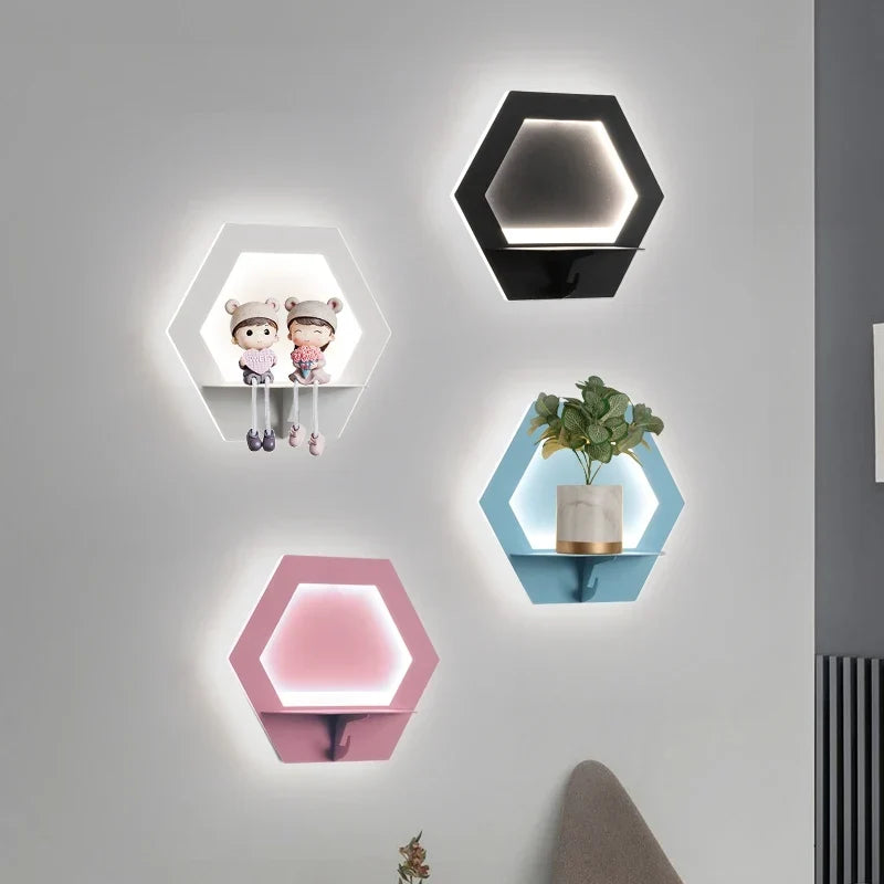 Nordic Shelf Wall Light, view 5