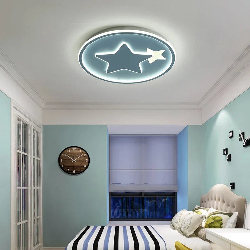 Colorful LED ceiling light