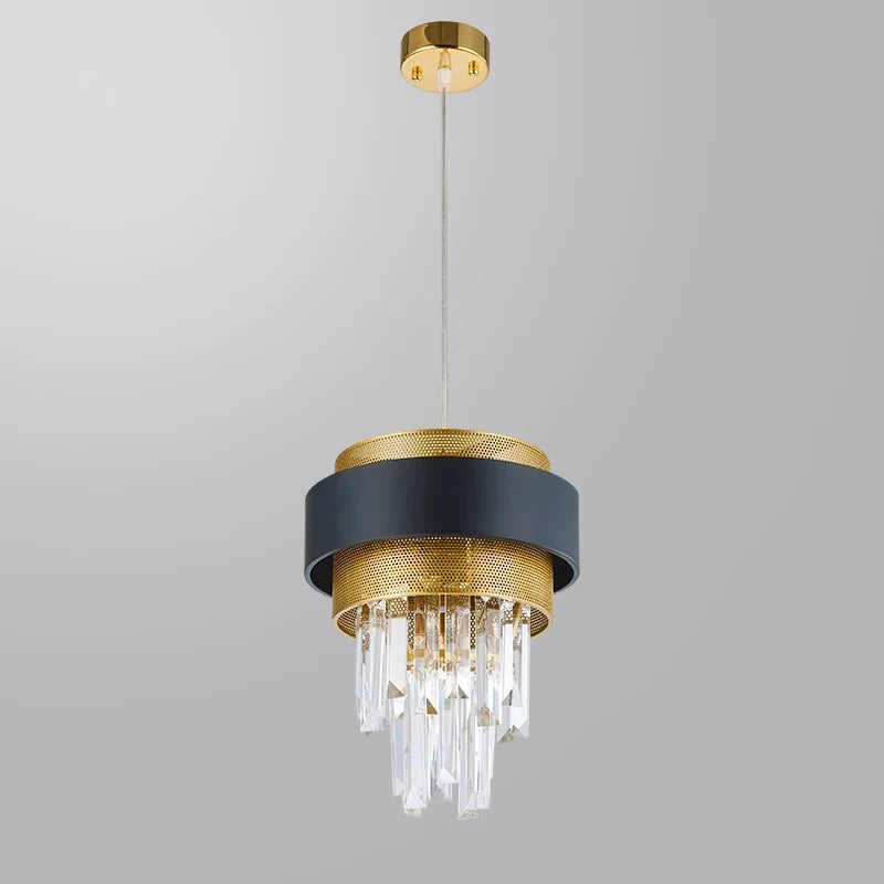 Black crystal lamp