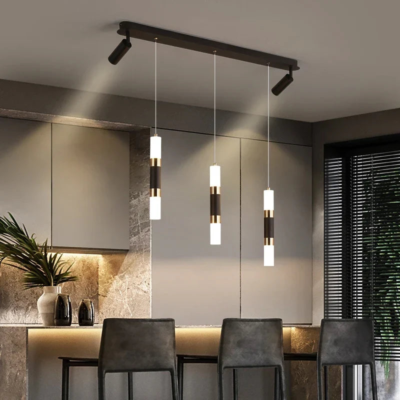Adjustable LED chandelier