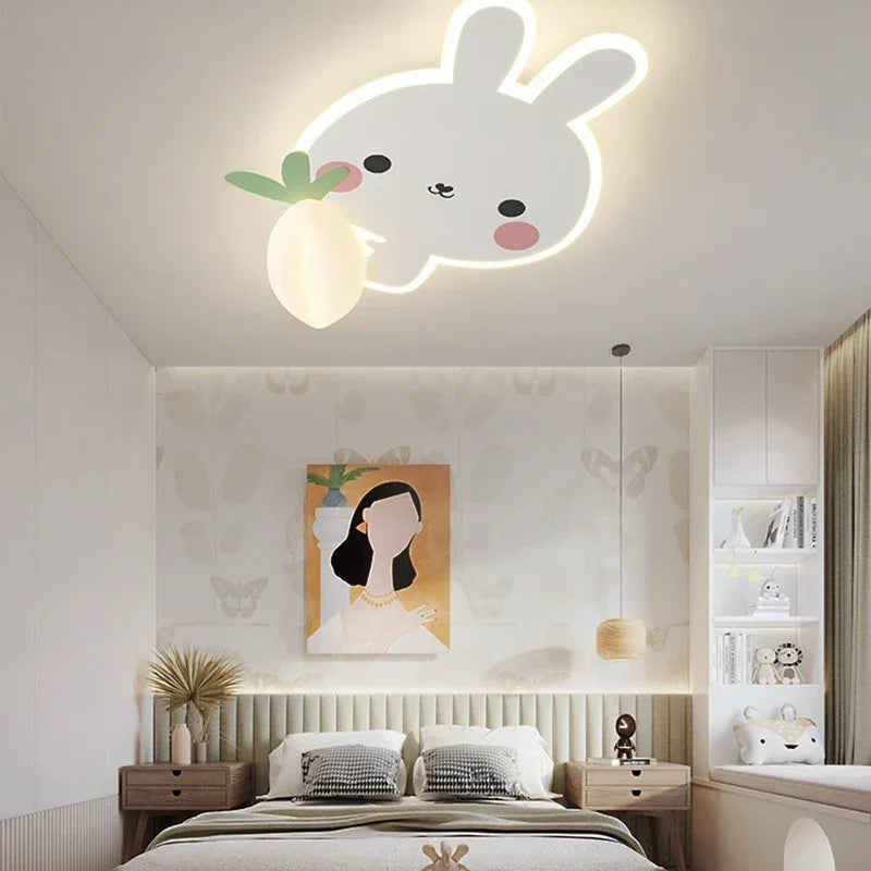 Cartoon nursery flush mount