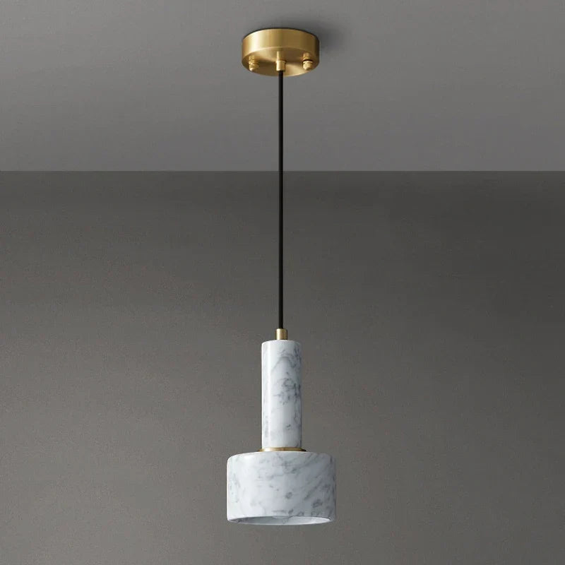 Marble Cylinder Pendant, view 4
