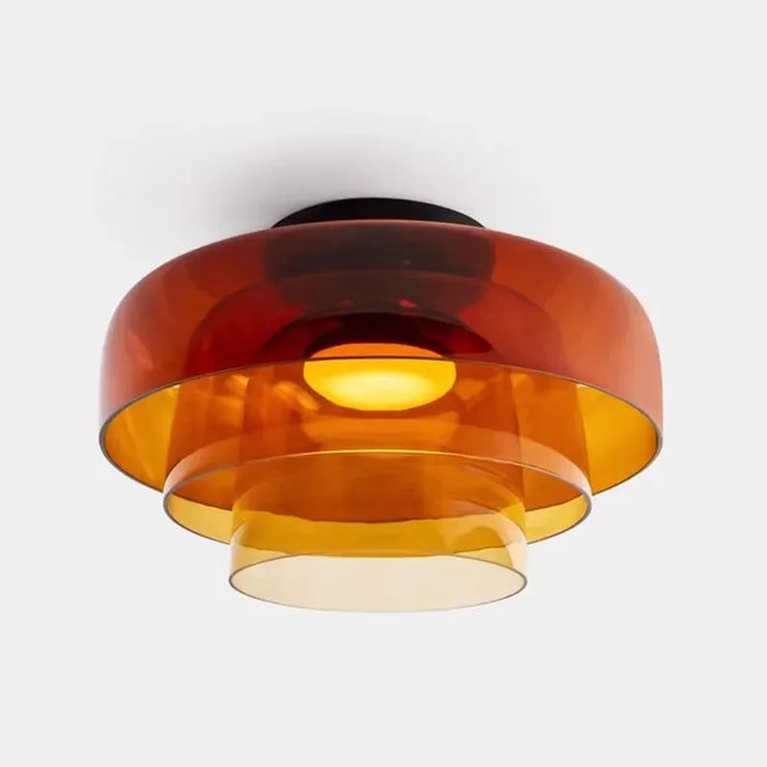Medieval glass ceiling light