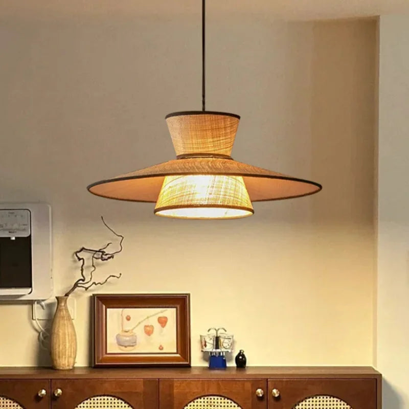 Raffia pendant