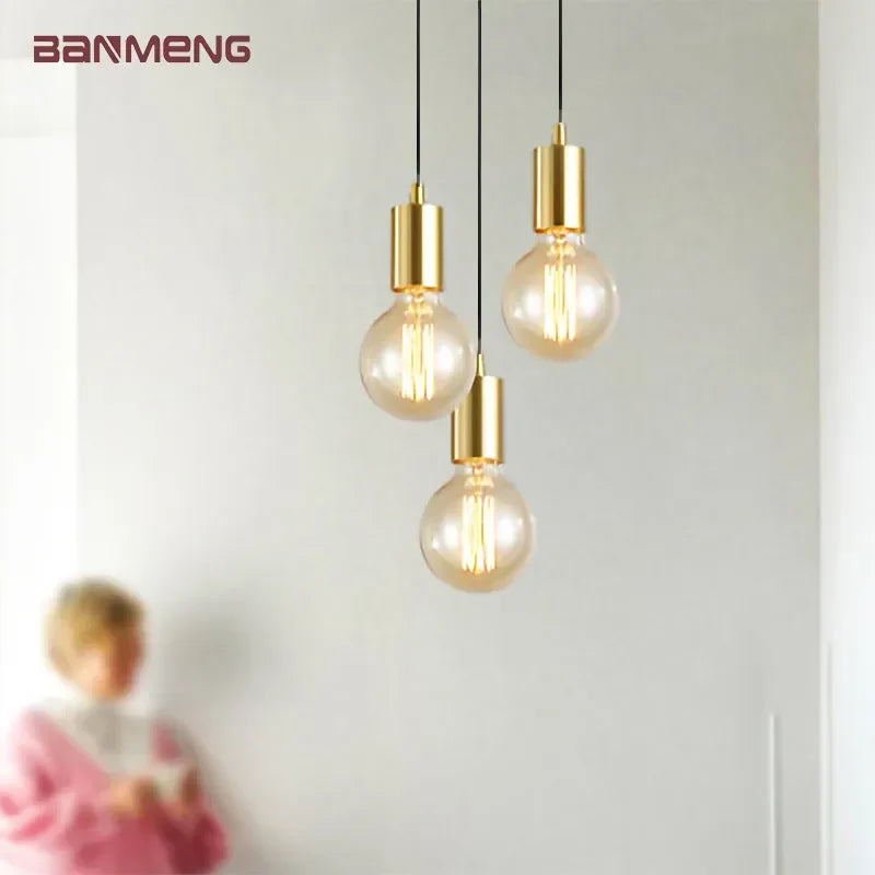Gold Nordic pendant