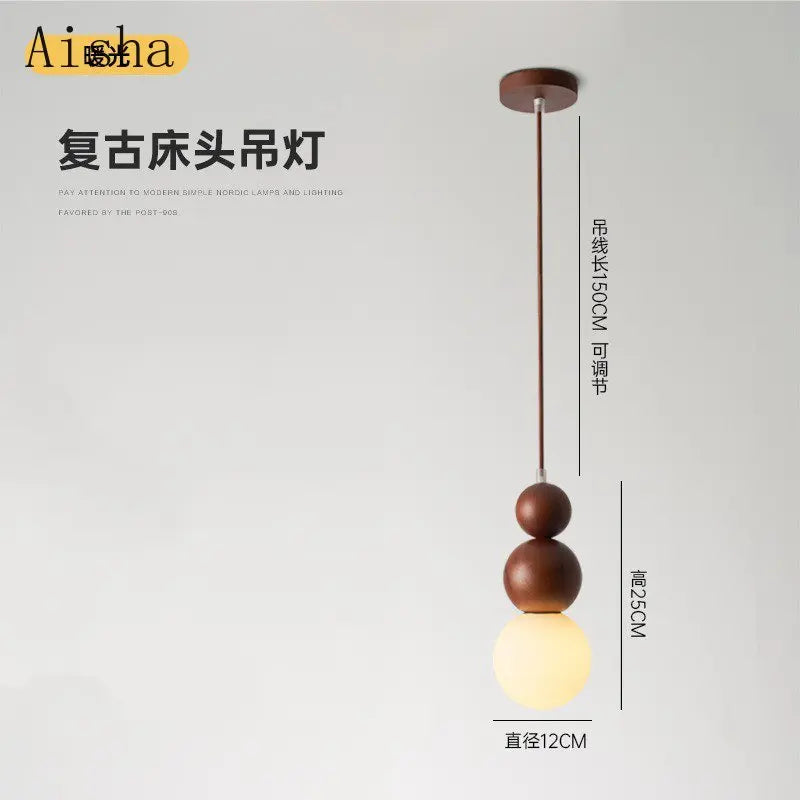Solid Wood Pendant, view 6