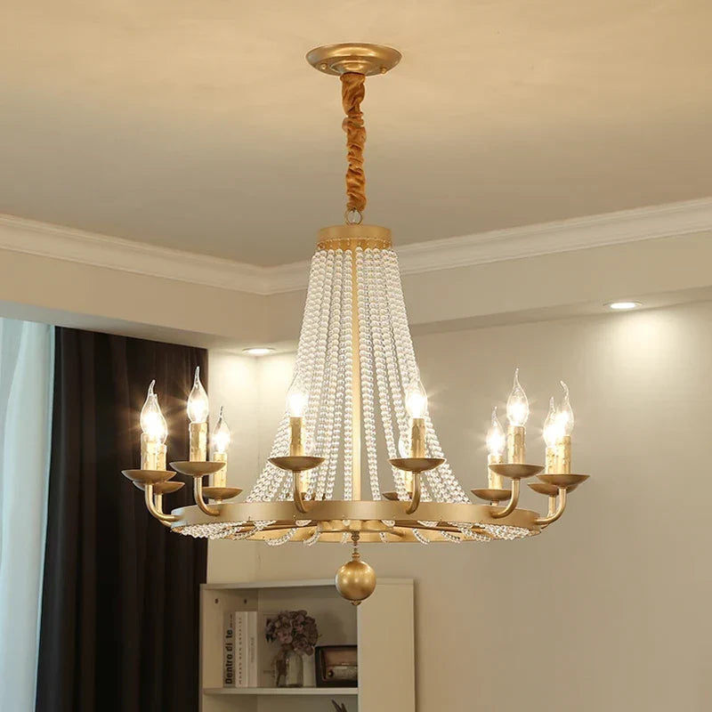 Vintage crystal chandelier