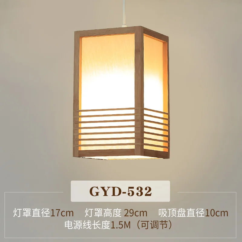 Bamboo Zen Pendant Light, view 14