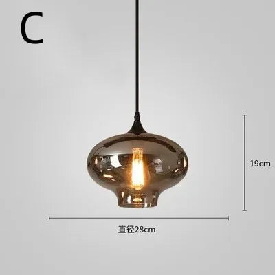 Gray Glass Pendant, view 10