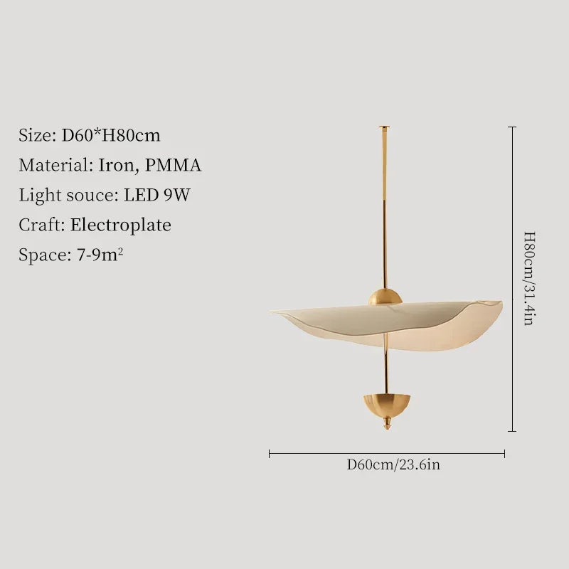 Acrylic LED Tier Pendant, view 9