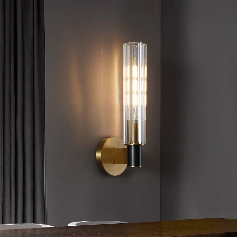 Brass double sconce
