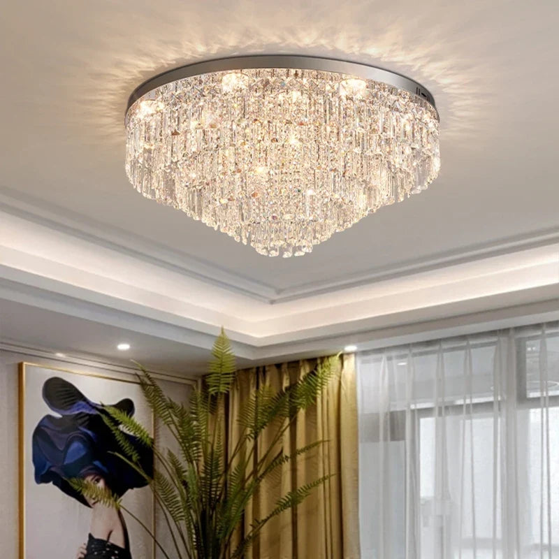 Chrome flush mount