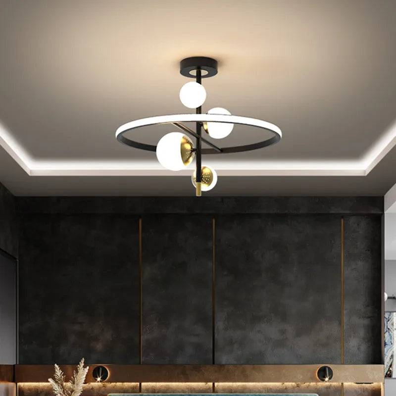 LED ring ceiling light