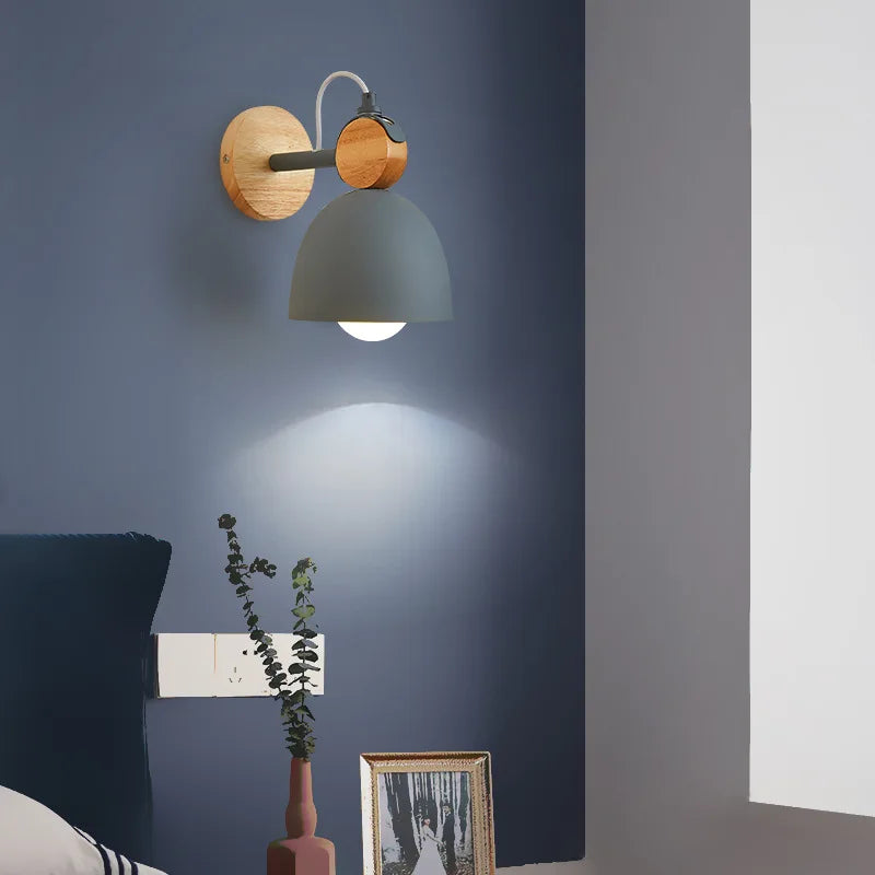 Pink pull switch sconce