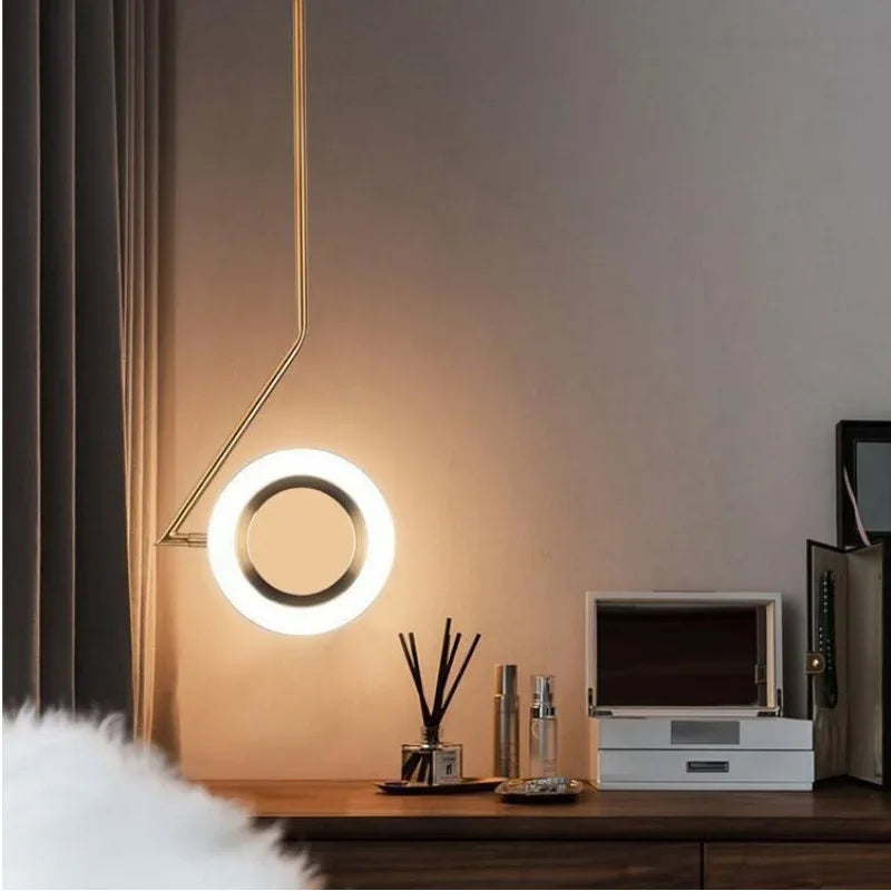 Moon ring pendant