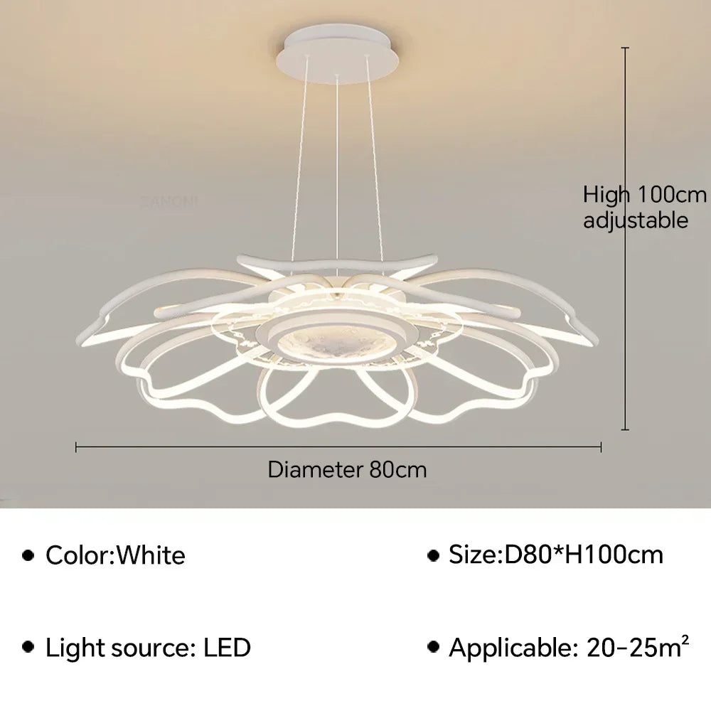 Modern LED Chandelier, view 24
