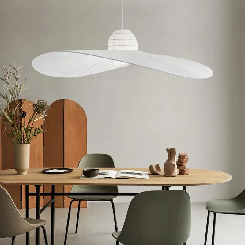 LED Fabric Pendant, Black or White, view 8