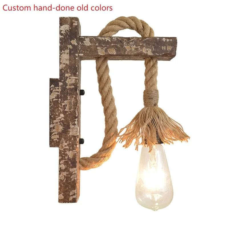 Wood Rope Sconce, view 12