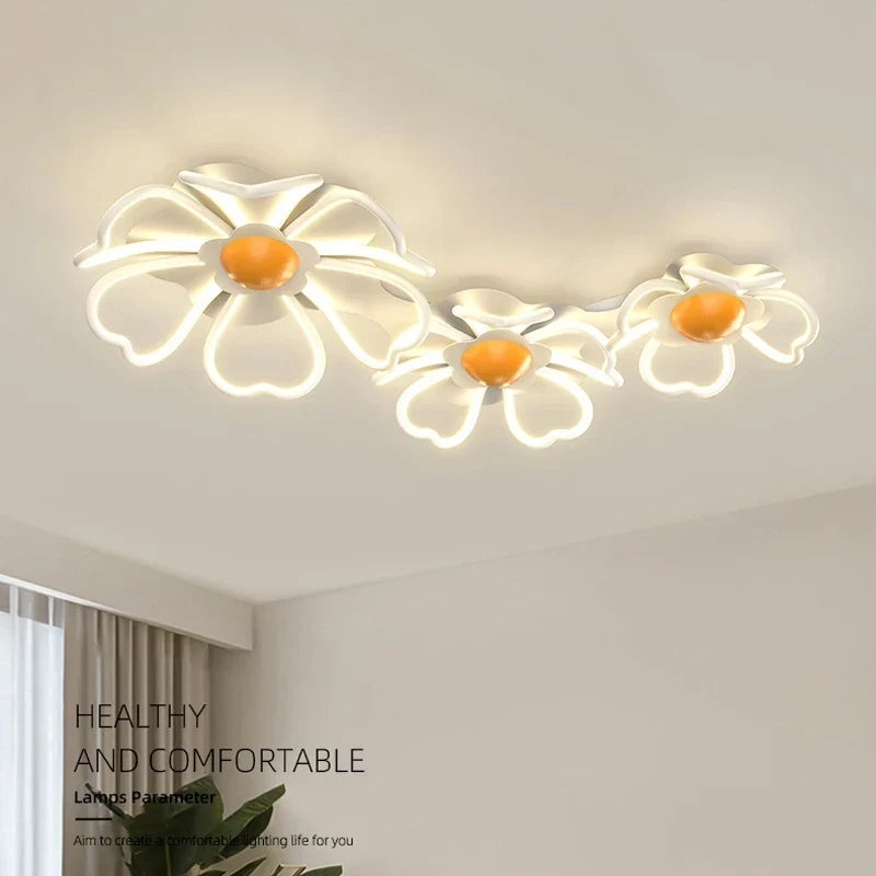 Floral LED ceiling light
