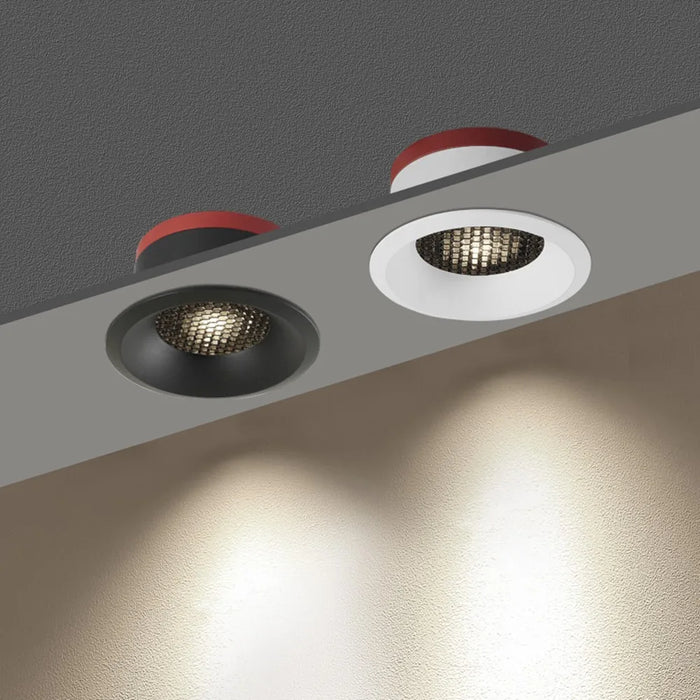 Dimmable COB recessed spotlight