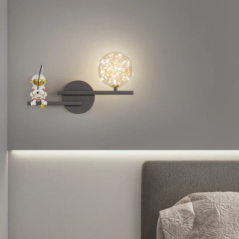 Astronaut Moon Sconce, view 4