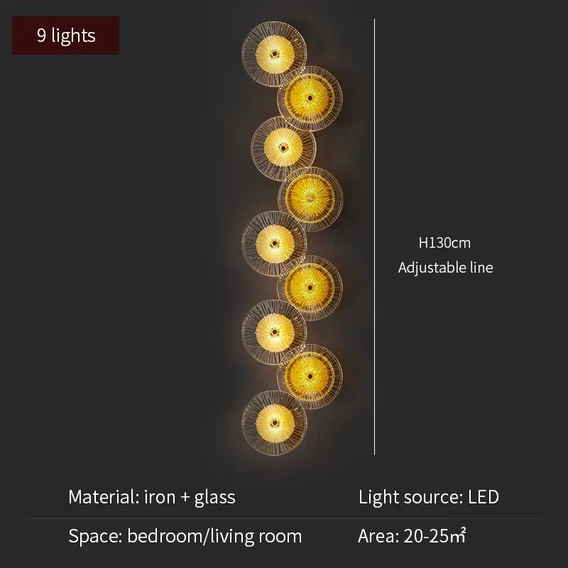 Round Crystal LED Light, view 7