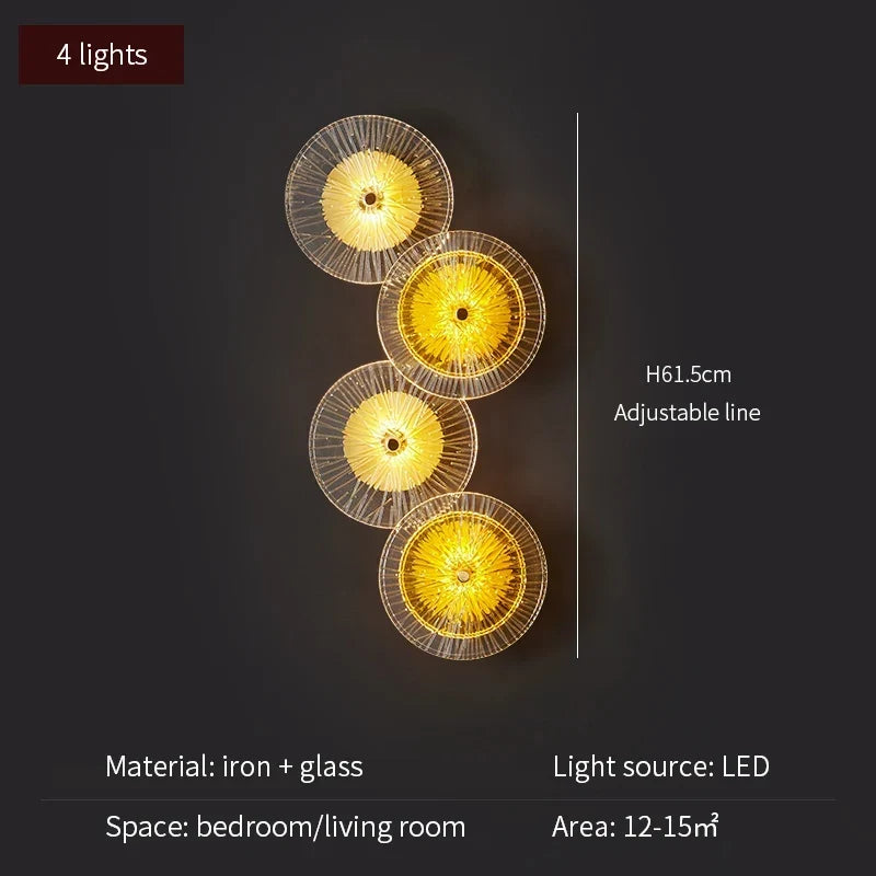 Round Crystal LED Light, view 9