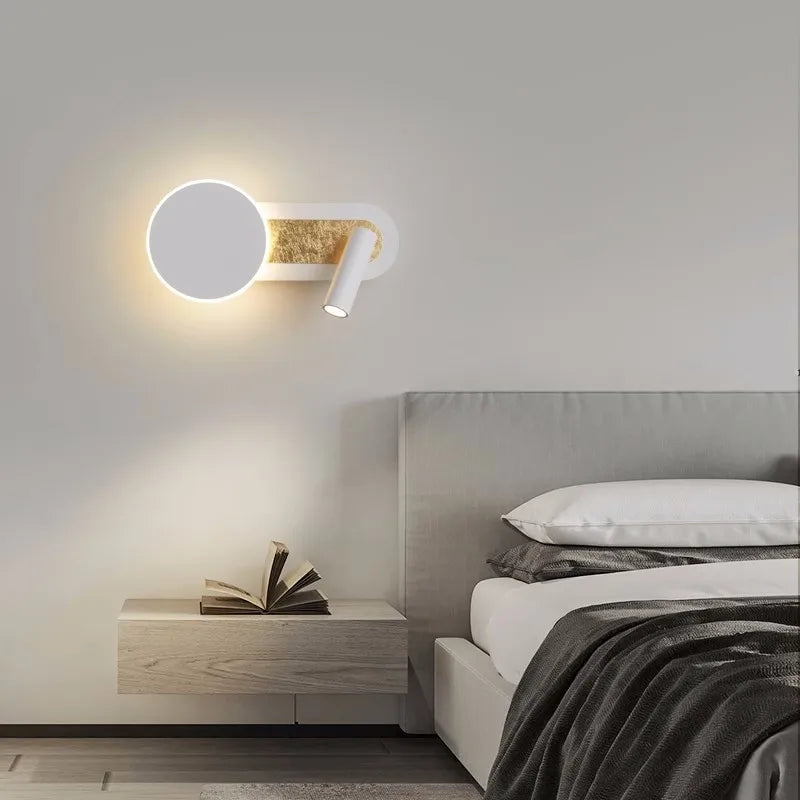 Bedside LED sconce