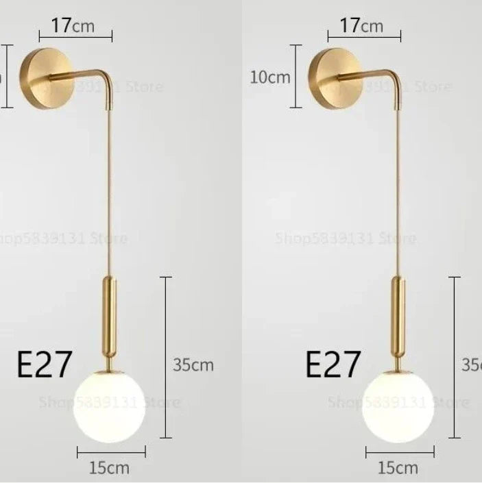 Nordic Frosted Sconce, view 9