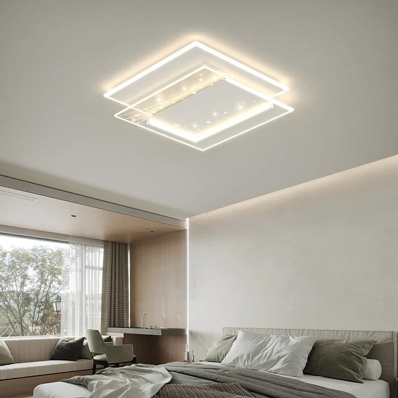 White LED flush mount
