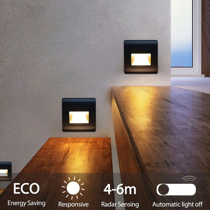 Recessed LED stair light