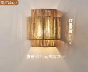 Hemp Rope Wall Light, view 10