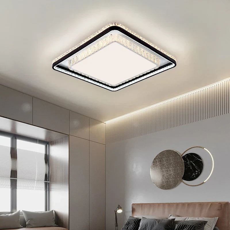 Crystal LED ceiling light