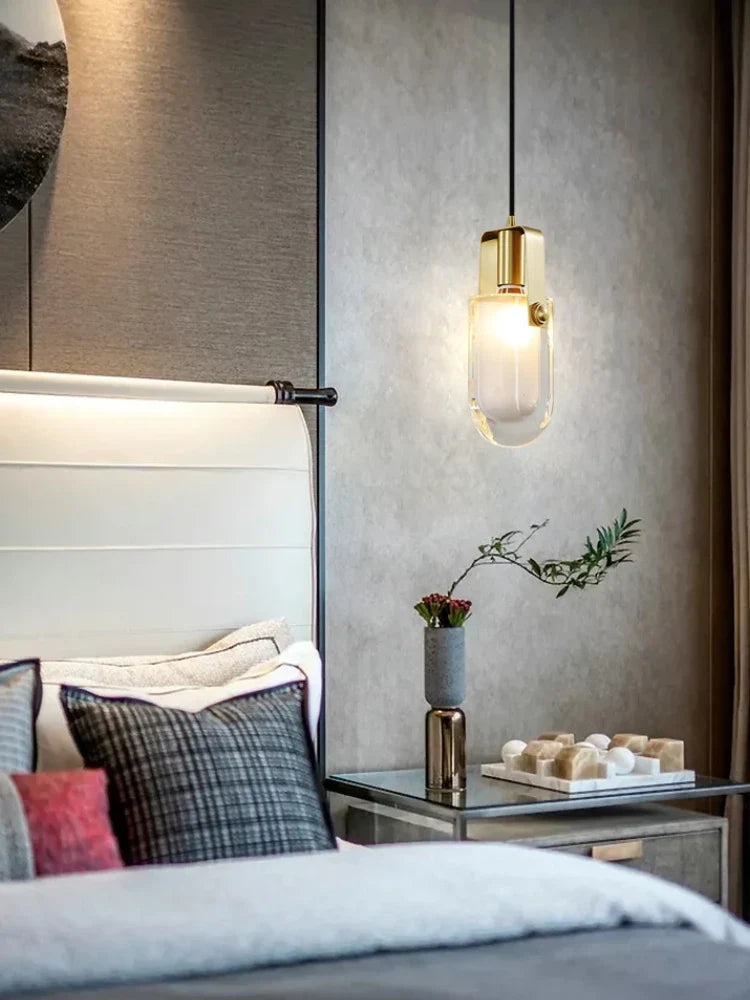 Nordic gold lamp