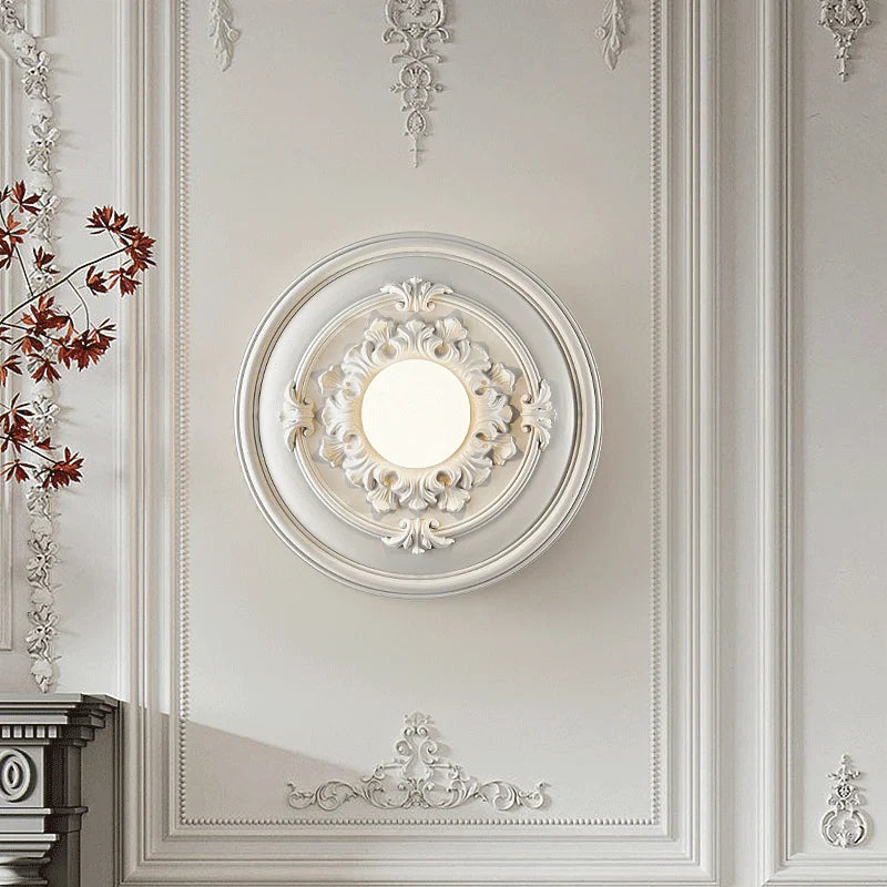 Round Beige White, view 5